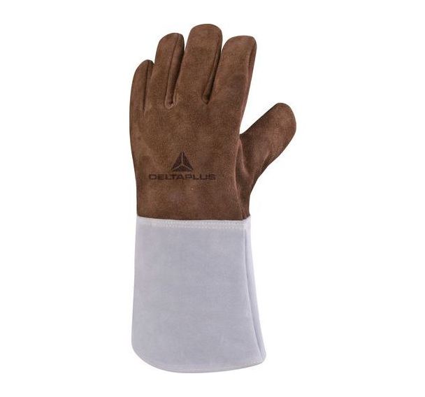 Lot de 6 paires Gant soudeur TER250 -Taille 10 - Marron