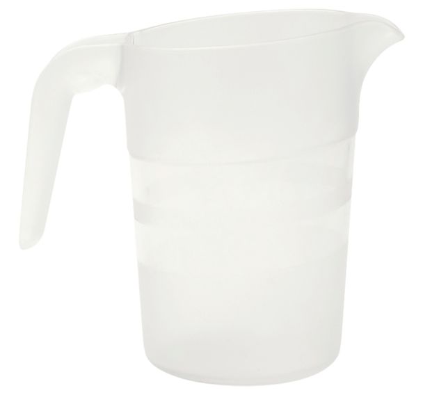 Lot de 6 pchets copolyester 1 L sans couvercle Plastorex