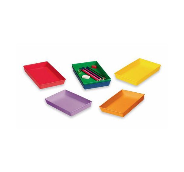 Lot de 6 petits plateaux de rangement