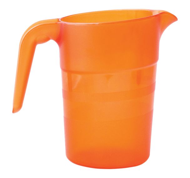 Lot de 6 pichets copolyester 1,5 L empilables sans couvercle Plastorex