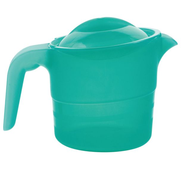 Lot de 6 pichets polypropylène 0,5 L avec couvercle Plastorex