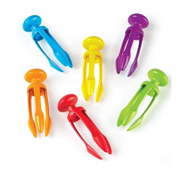 Lot de 6 pinces à 3 doigts