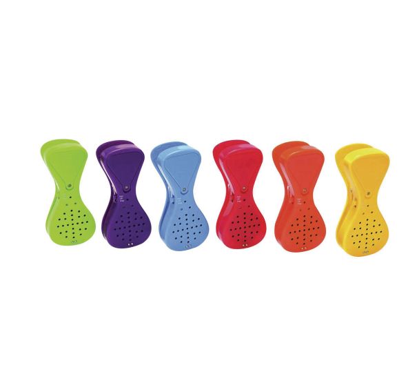 Lot de 6 pinces enregistreuses