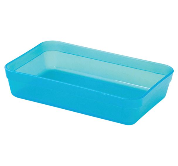 Lot de 6 raviers rectangulaires polypropylène 30 cl Plastorex
