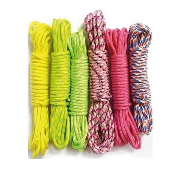 Lot de 6 rouleaux de 3m corde nylon Créacord
