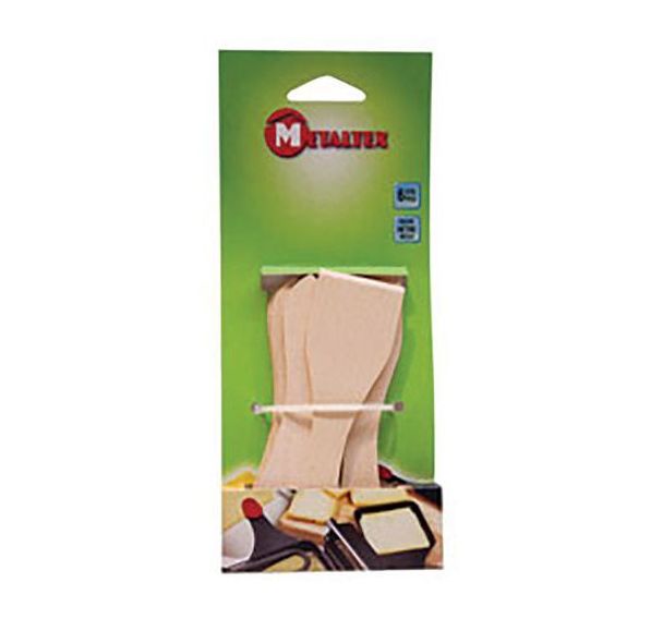 Lot de 6 spatules à raclette