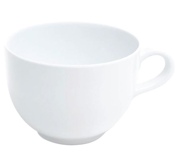 Lot de 6 tasses 60 cl - mélamine blanche