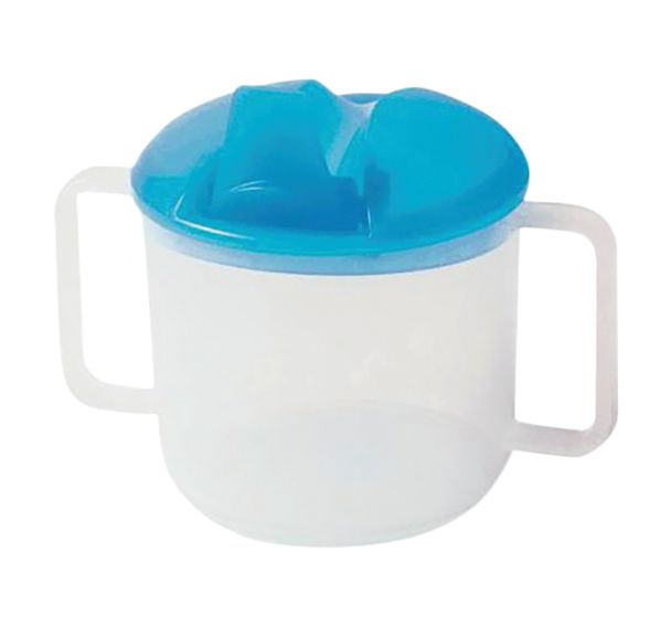 Lot de 6 tasses à anses et bec repliable 20 cl polypropylène Plastorex