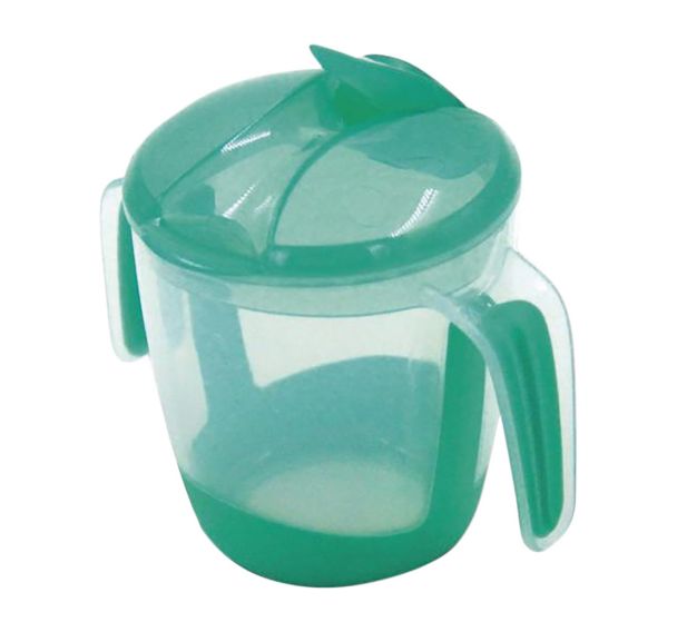 Lot de 6 tasses à anses et bec repliable 22 cl polypropylène Plastorex