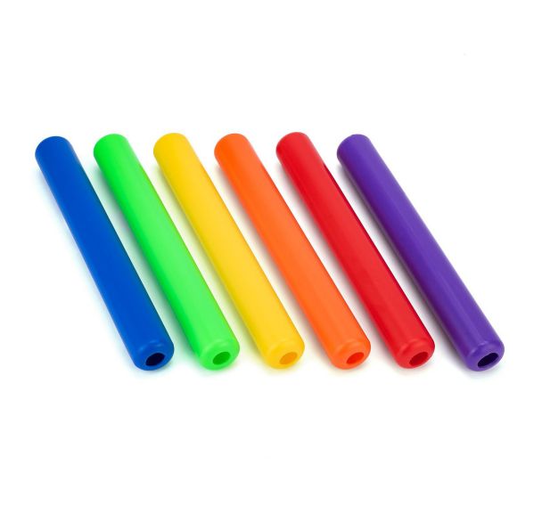 Lot de 6 témoins relais enfant pvc