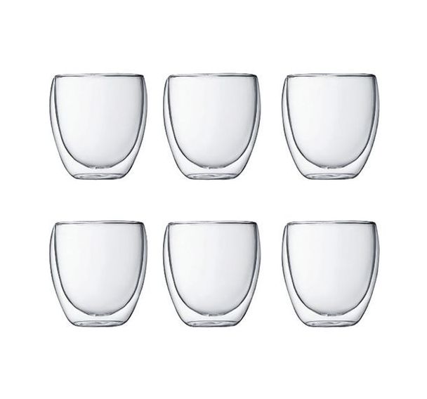 Lot de 6 verres double paroi 25 cl - Pavina - BODUM
