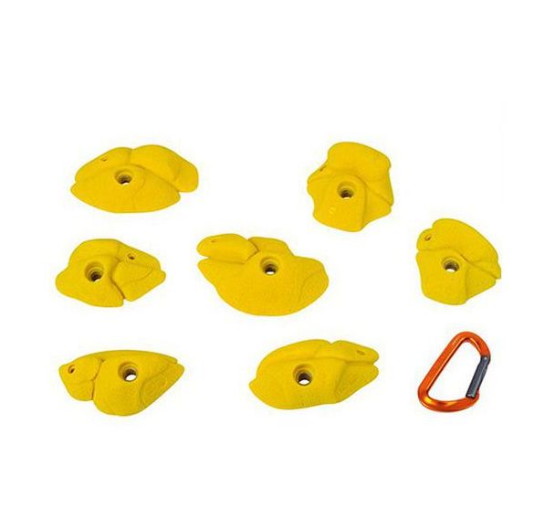 Lot de 7 Prises d'escalade - Entre Prises - Pulse Edges M noir