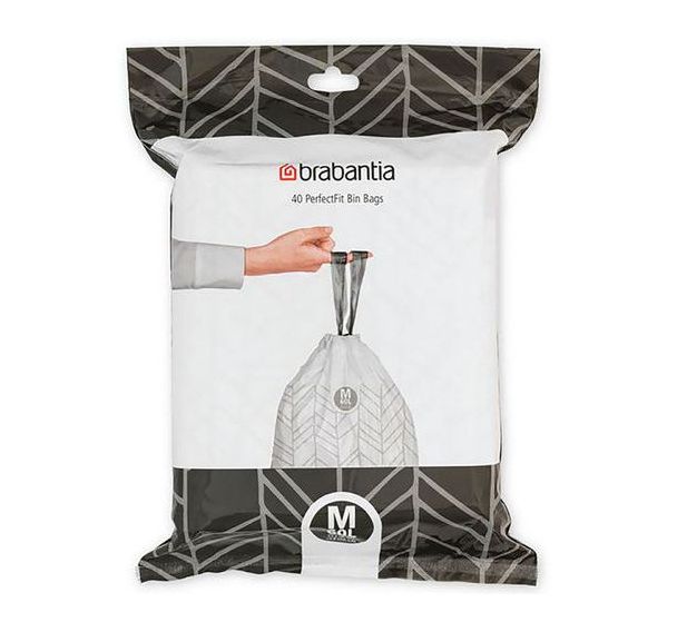 Lot de 7 Sac poubelle Code M 60L - 40 sacs - Brabantia