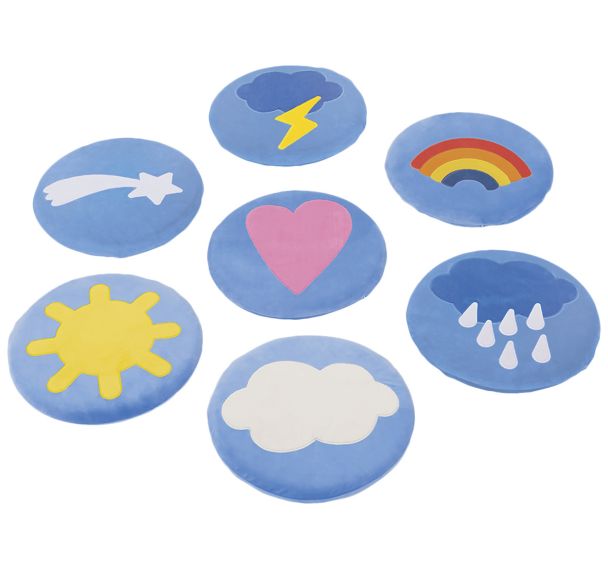 Lot de 7 Zamizen - galettes émotions -Nathan