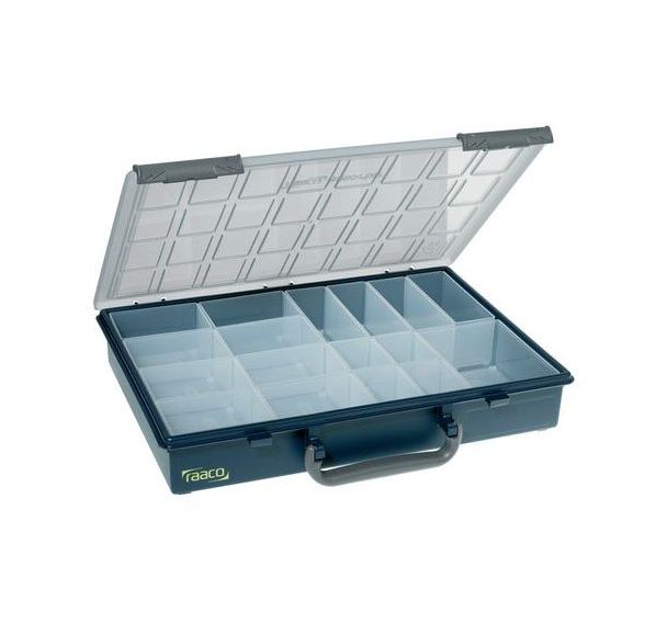 Lot de 7 mallettes Assorter 55 4x8-17 avec 17 compart H:55mm