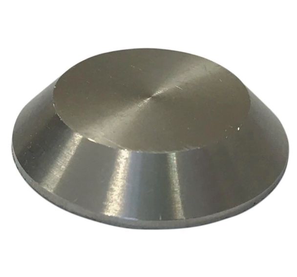 Lot de 80 Plots podotactiles plats à coller Inox