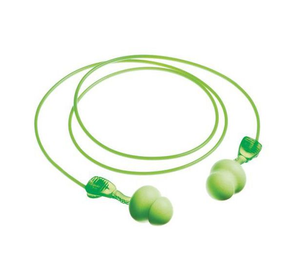 Lot de 80 paires bouchons d'oreilles TWISTERS - Vert