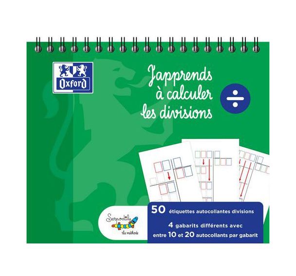 Lot de 80 stickers gabarit division 15x12,5 cm