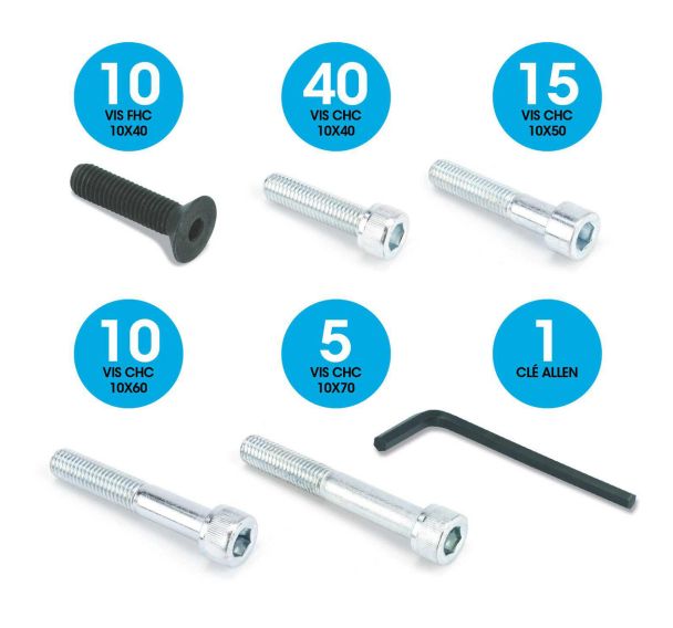 Lot de 80 vis pour prises escalade