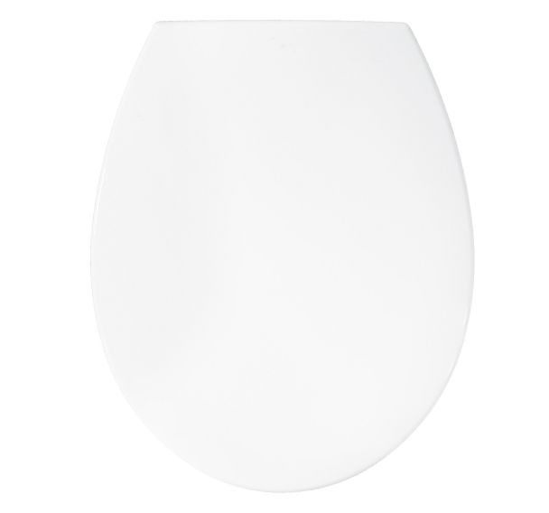 Lot de 8 Abattant WC plastique - Blanc