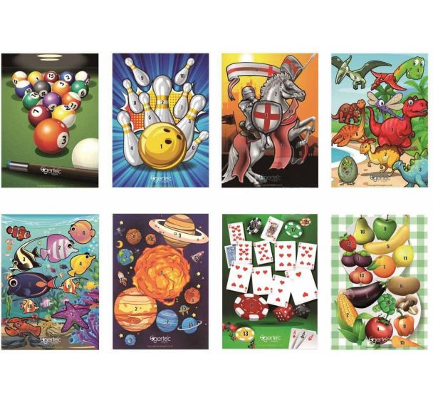 Lot de 8 Blasons Loisirs