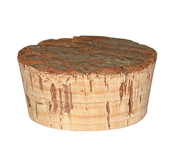 Lot de 8 Bouchon avec croûte d'écorce pour bocaux