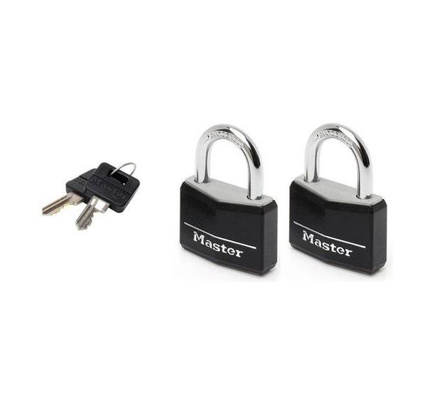 Lot de 8 Cadenas à clé en vinyle 9140EURTBLK - Anse21mm