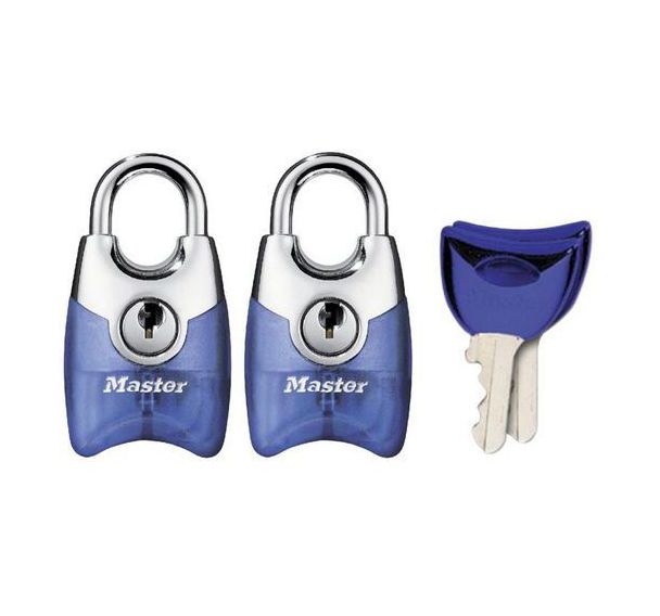 Lot de 8 Cadenas à clé fusion 4630EUR - Bleu- Master Lock