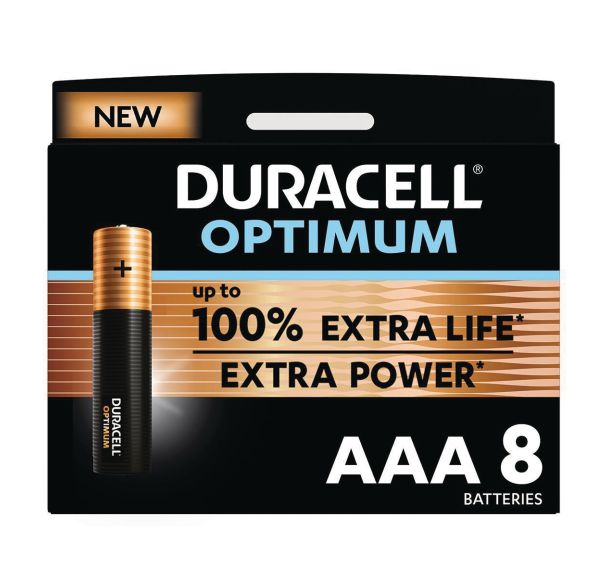 Lot de 8 Duracell Optimum AAA x8