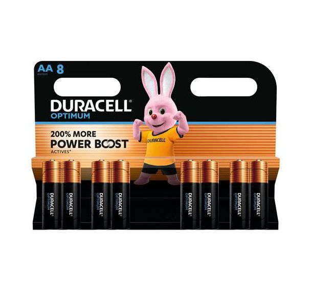 Lot de 8 Duracell Optimum AA x8