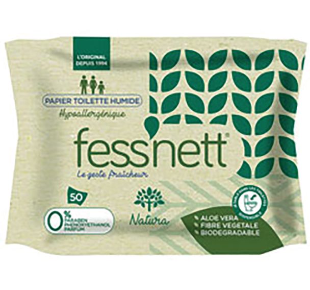 Lot de 8 Papier toilette humide écologique