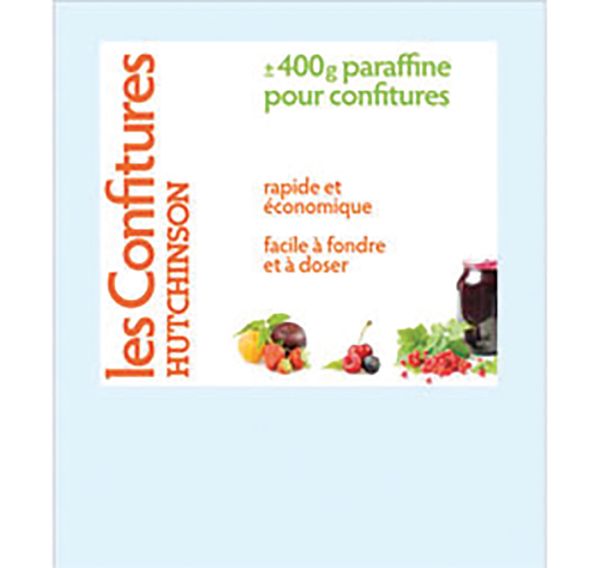 Lot de 8 Paraffine en pastille pour confiture 400g