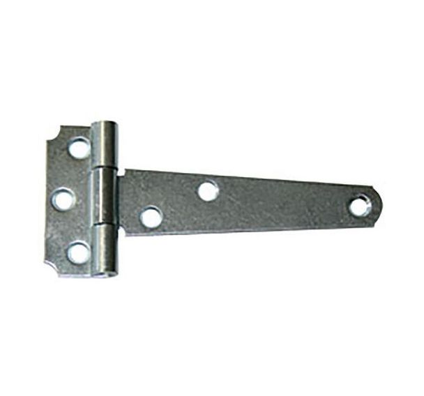 Lot de 8 Penture anglaise zingué blanc à masse légère 80mm
