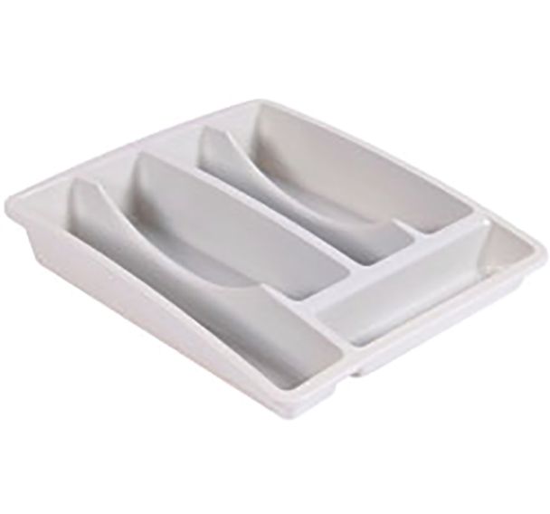 Lot de 8 Ramasse couverts blanc cassé cerusé