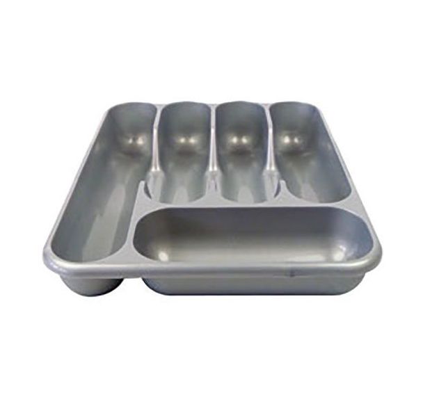 Lot de 8 Ramasse couverts de couleur grise