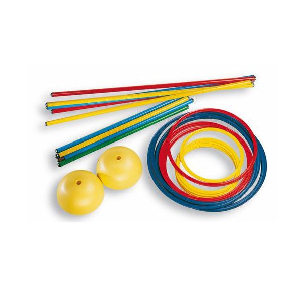 Lot de 8 jalons 1.20 m en ABS