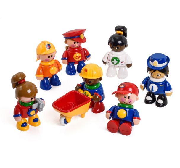 Lot de 8 personnages métier Tolo