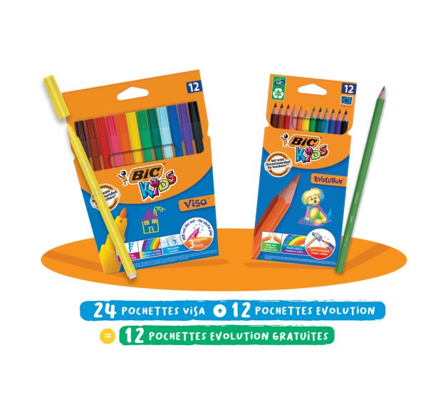 Lot de coloriage Elémentaire BIC