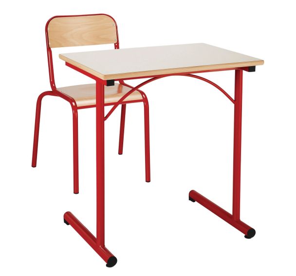 Lot table chants surmoulés et chaise Atlas - Manutan Expert