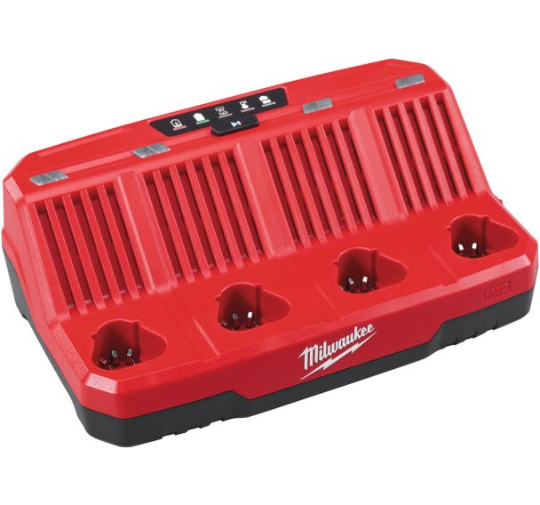 M12 C4 - Chargeur M12, charge jusqu'à 4 batteries 12V successivement