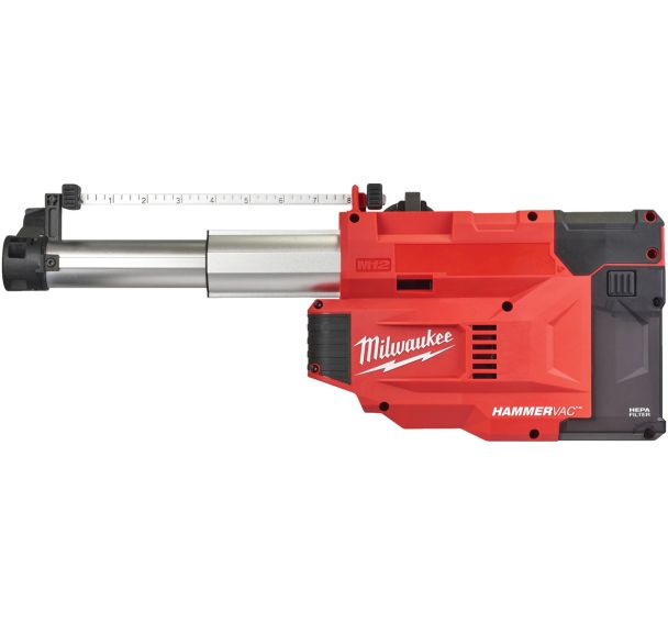 M12 UDEL-0B Extracteur de poussières 12V, 2,0Ah filtre HEPA