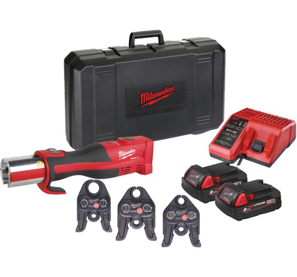 M18 BLHPT202C TH-SET - Pince à sertir BRUSHLESS 18V, 2Ah Plombier