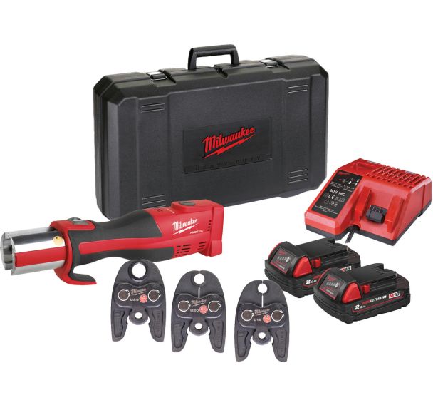 M18 BLHPT202C U-SET - Pince à sertir BRUSHLESS 18V, 2Ah Plombier