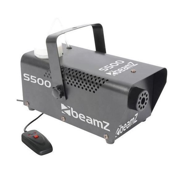 Machine à fumée avec liquide S500, corps métallique - BeamZ