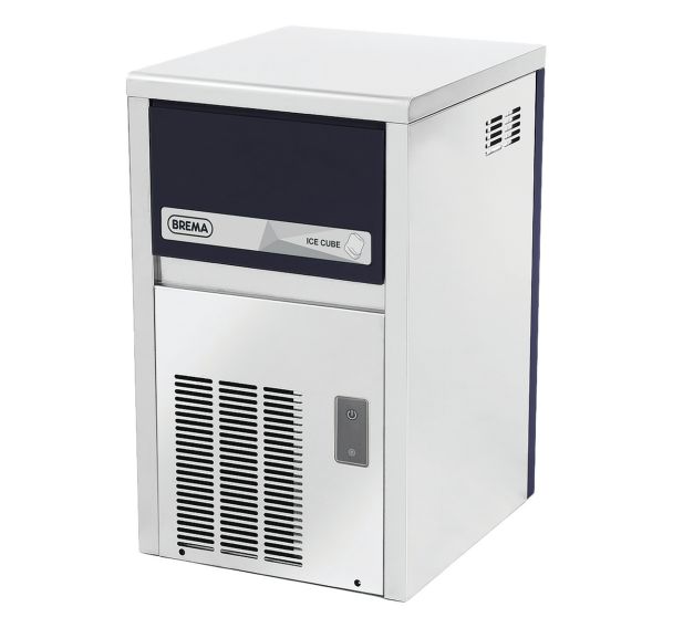 Machine à glaçons pleins 21 kg/24h,réserve 4kg, condenseur air-CB 184 A-HCW inox