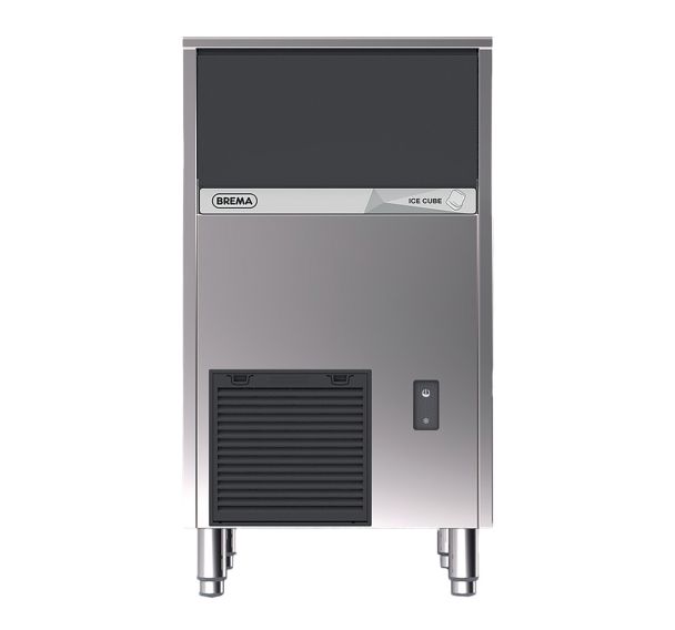 Machine à glaçons pleins 48 kg/24h, réserve 25kg,condenseur air,pompe de vidange