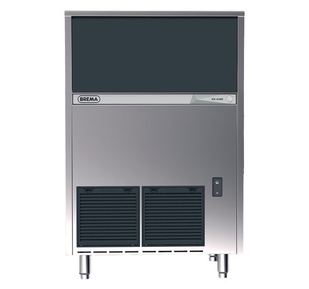 Machine à glaçons pleins 93 kg/24h, réserve 55kg, condenseur eau- CB 955 W-HC-1