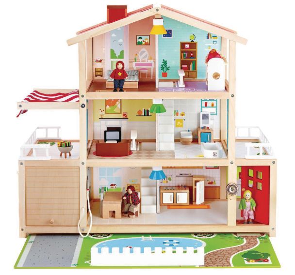Maison de poupée en bois