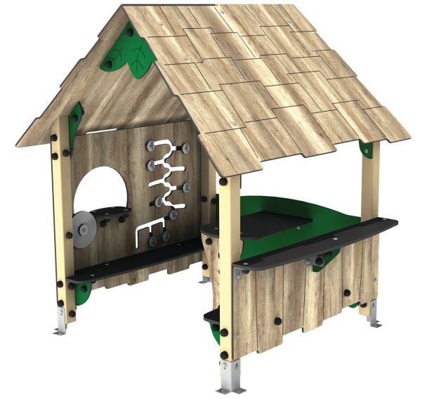 Maisonnette Noisette métal beige Manutan Expert