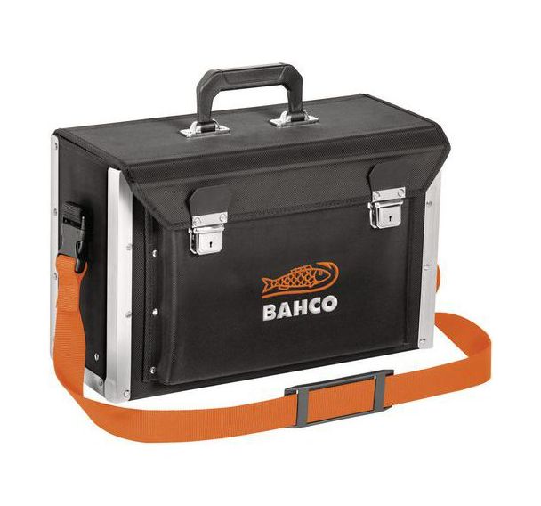 Malette à outils cuir ouverture avant 440x210x260mm